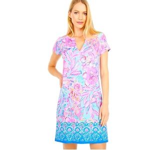 Lilly Pulitzer UPF 50+ Sophiletta Dress Size XS Beach You To It Pattern